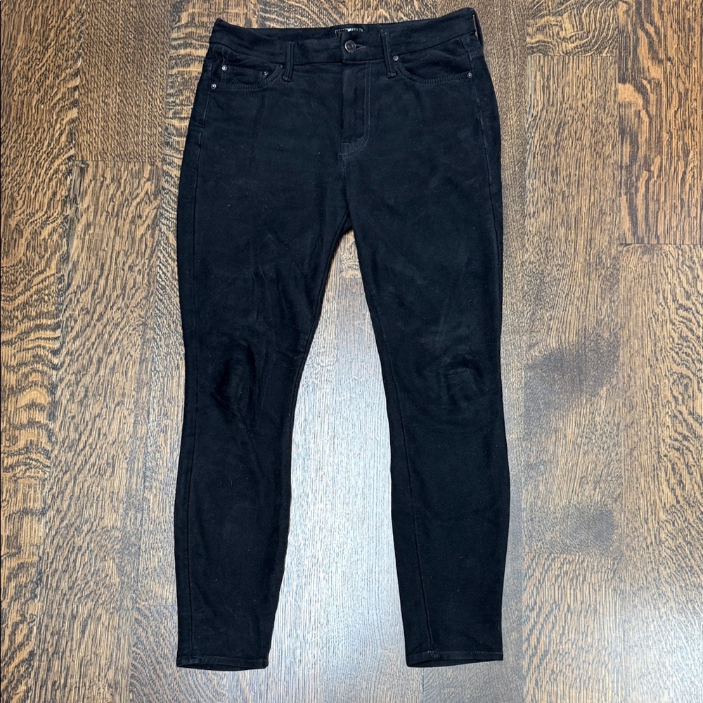 MOTHER Women's Black Skinny Jeans